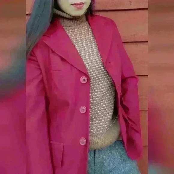 J.G.HOOK Vintage 100% wool blazer size petite 6 - Picture 6 of 16